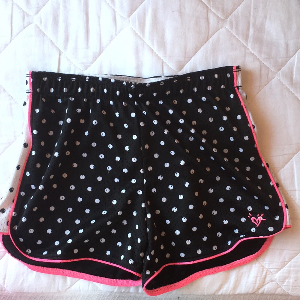 polka dot kids shorts